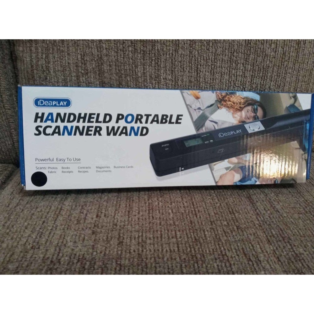 Open Box HANDHELD PORTABLE SCANNER WAND by Ideaplay - Model WS 100